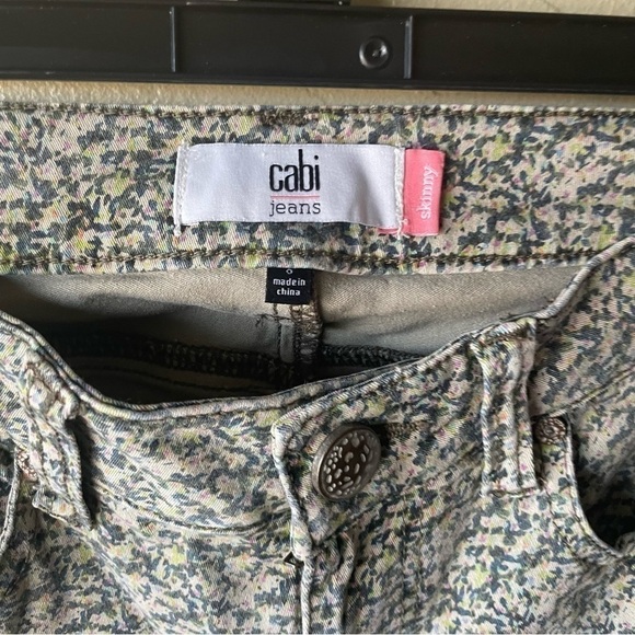 CAbi | #5083 Ditsy Floral Print Skinny Jeans - Picture 5 of 7
